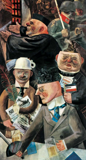 George Grosz, I pilastri della società, 1926